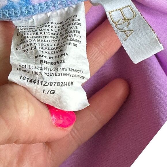 BECCA Blue & Purple Tie Dye Bikini Swimsuit Set - Picture 10 of 12